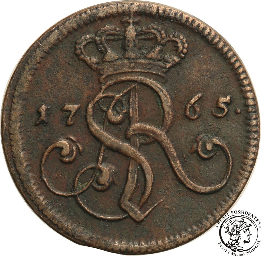 St. A. Poniatowski grosz 1765 g st.2+
