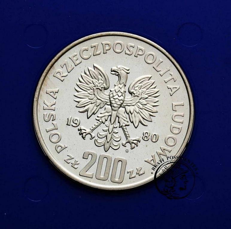 200 złotych 1980 Oly Lake Placid (bez znicza) st.L