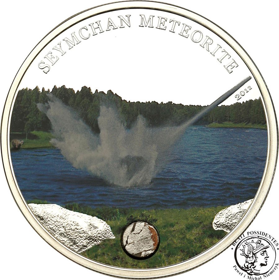 5 dolarów 2011 meteoryt Seymchan SREBRO st.L