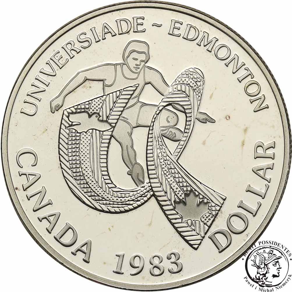Kanada 1 dolar 1983 Igrzyska uniwersyteckie st. L-