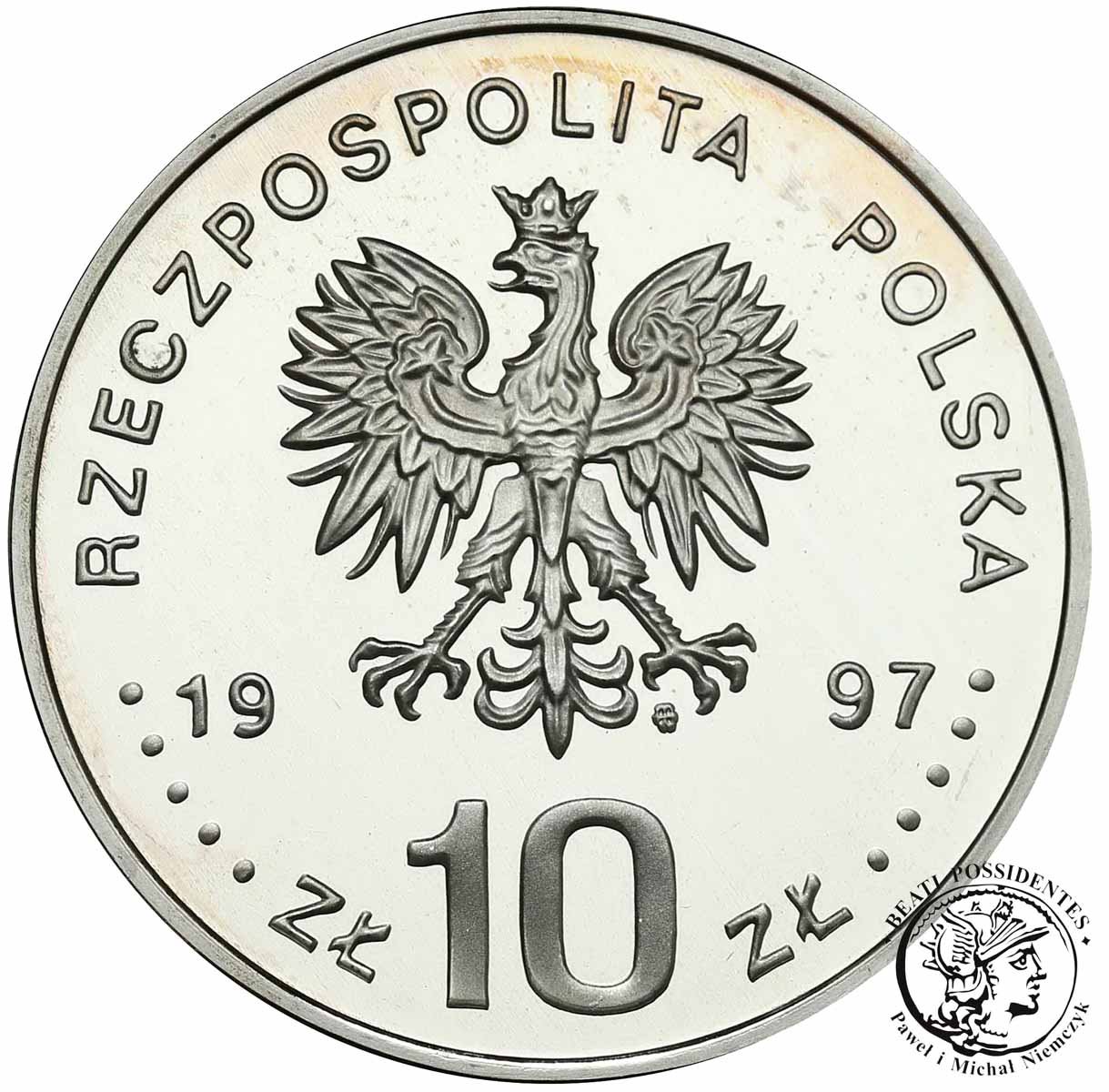 10 złotych 1997 Stefan Batory półpostać st. L