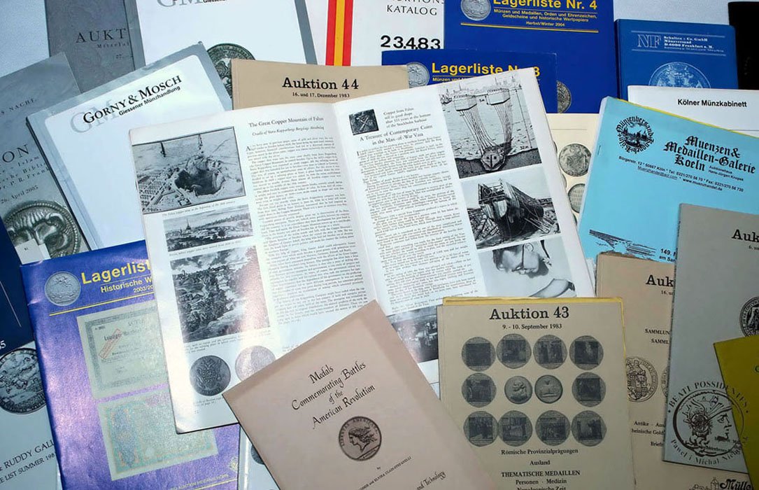 ZESTAW Katalogi Aukcyjne 1962-2006 ŚWIAT 31 sztuk