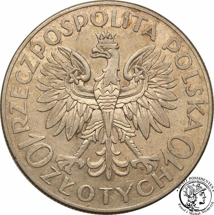 10 złotych 1933 Sobieski st.3