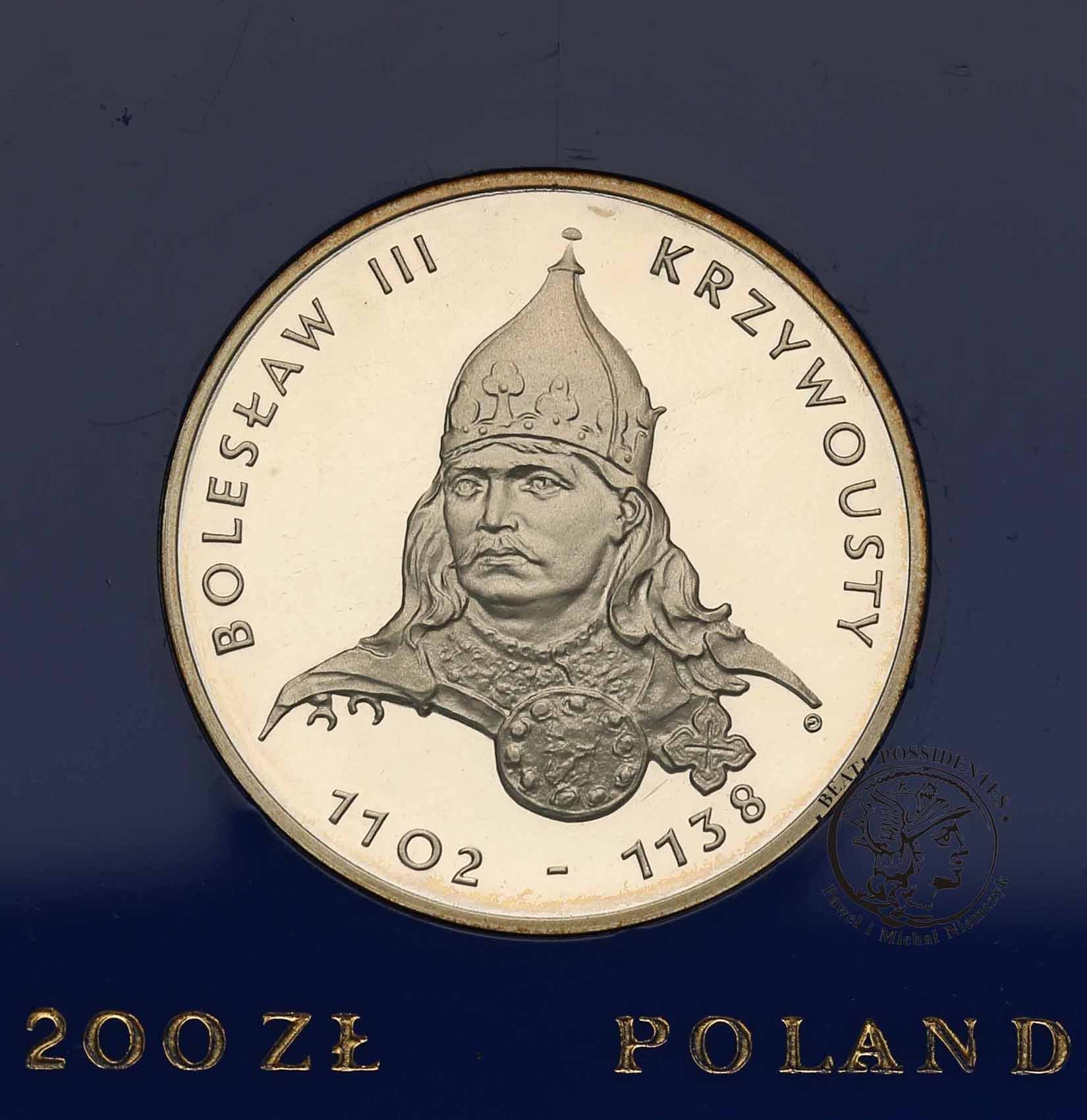 PRL 200 złotych 1982 Krzywousty st.L-