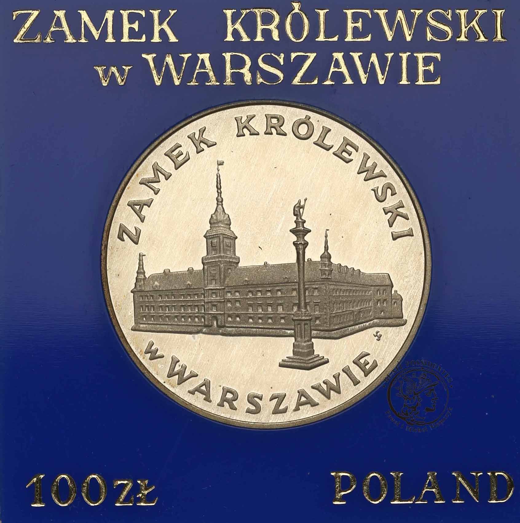 100 złotych 1975 Zamek Królewski w Warszawie st.L-