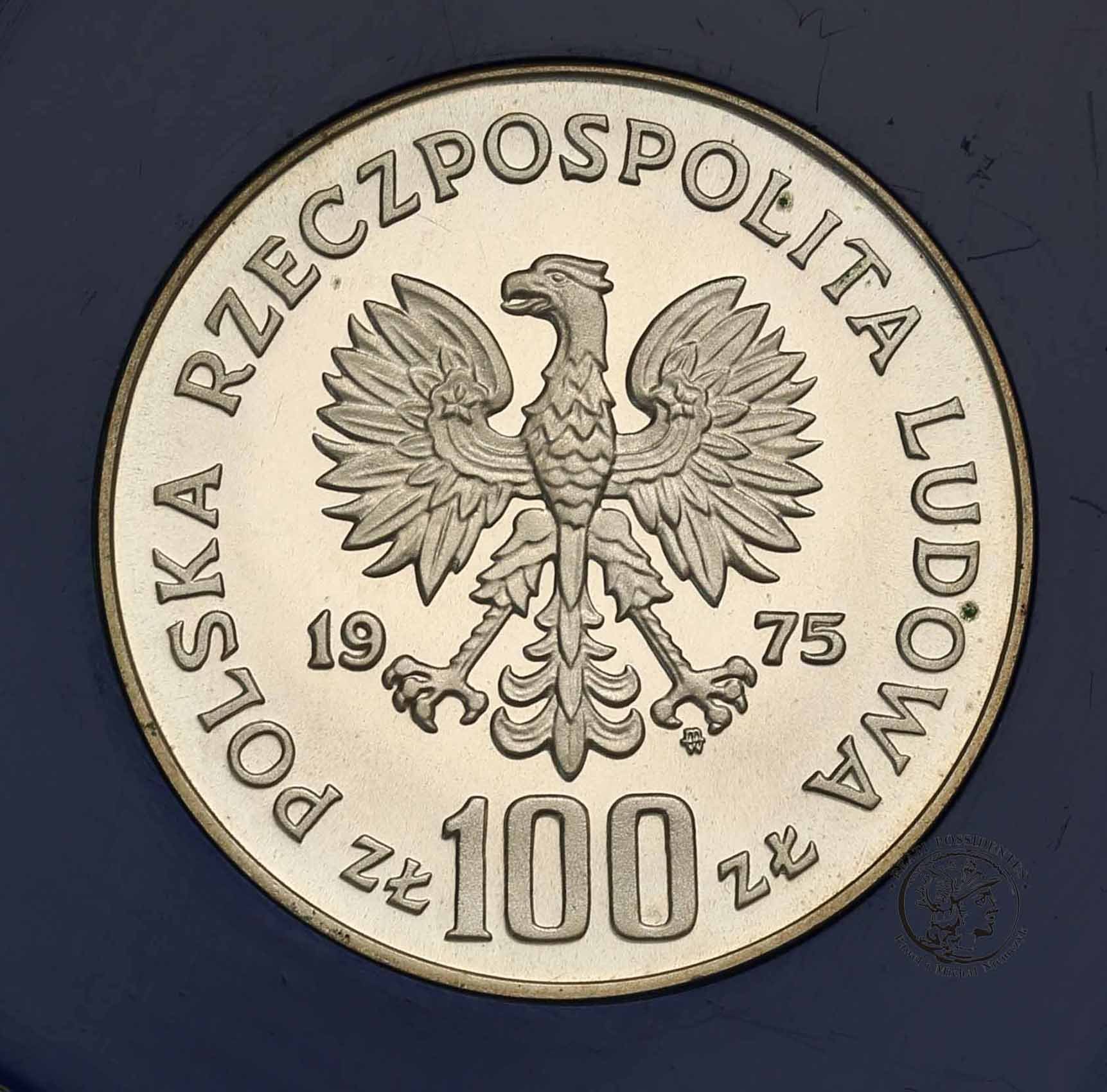 PRL 100 złotych 1975 Paderewski st.L-