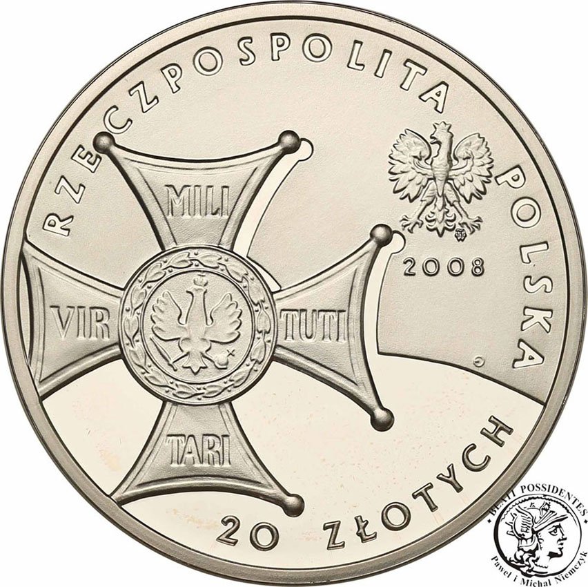 20 złotych 2008 Odzyskanie Niepodległości st.L
