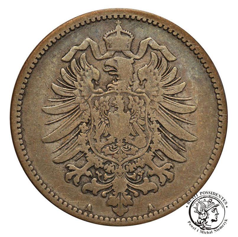 Niemcy Kaiserreich 1 Marka 1873 A st.3