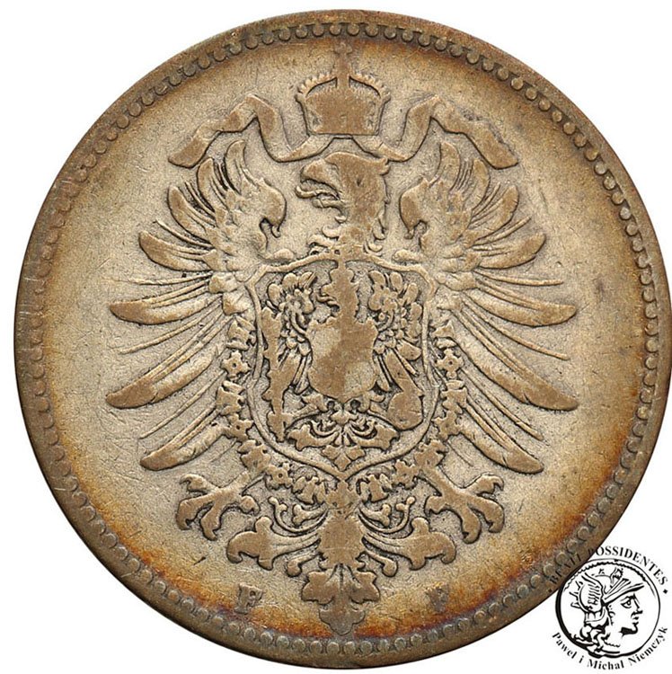 Niemcy Kaiserreich 1 Marka 1873 F st.3