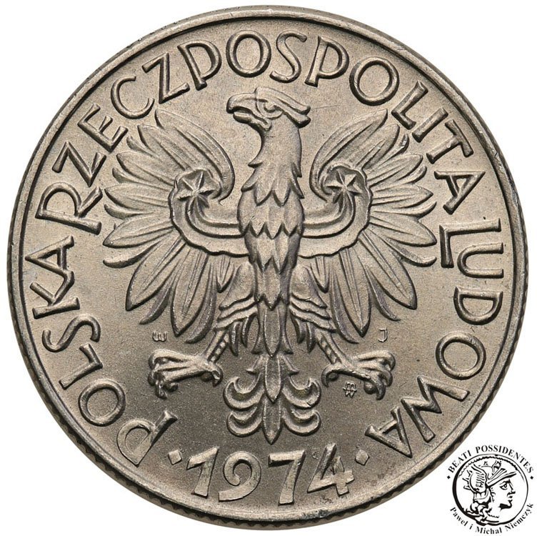 5 złotych 1974 Rybak st.1