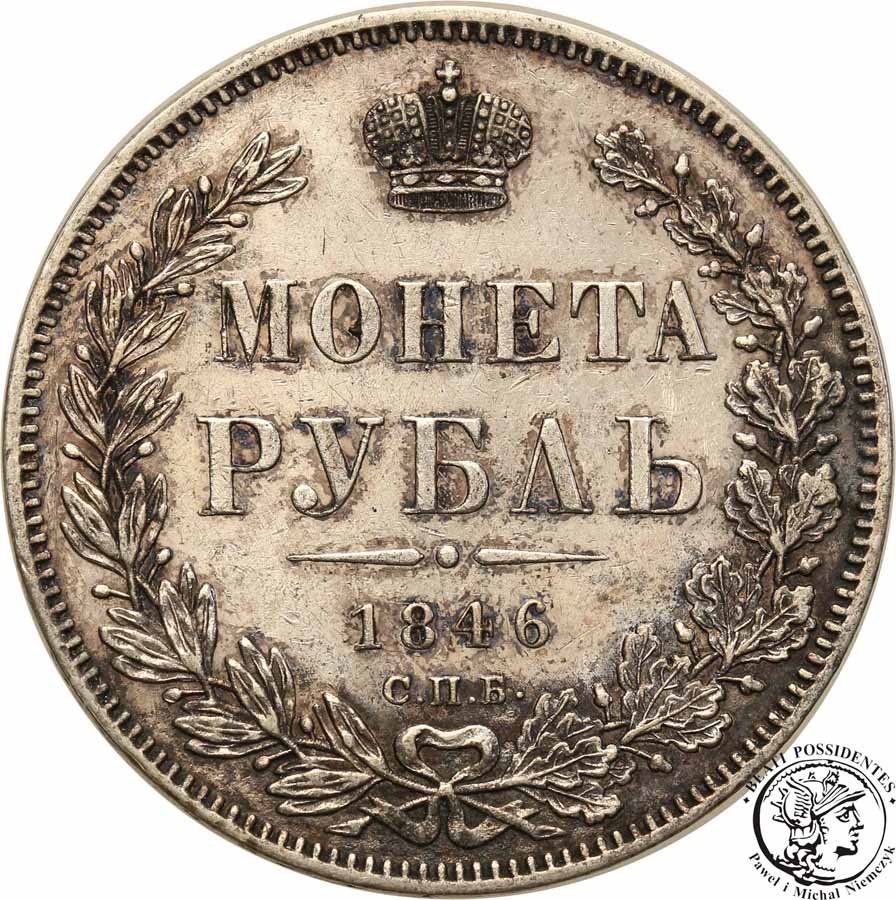 Rosja Rubel 1846 Mikołaj I st. 3
