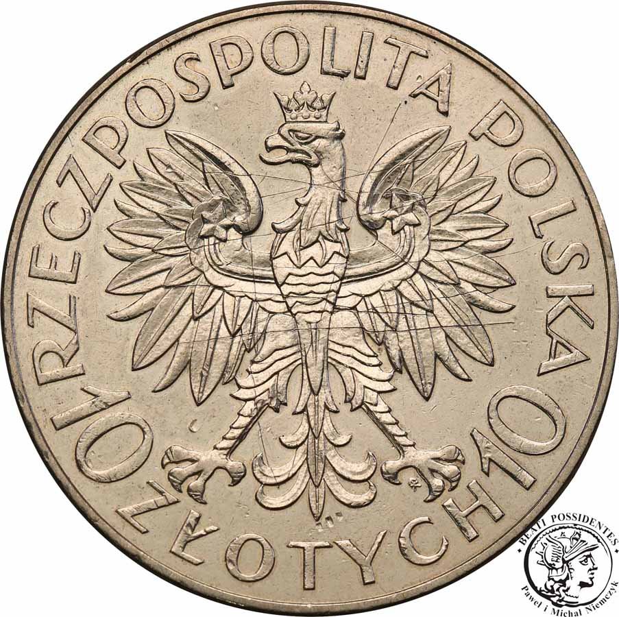 Polska 10 złotych 1933 Traugutt st. 3-