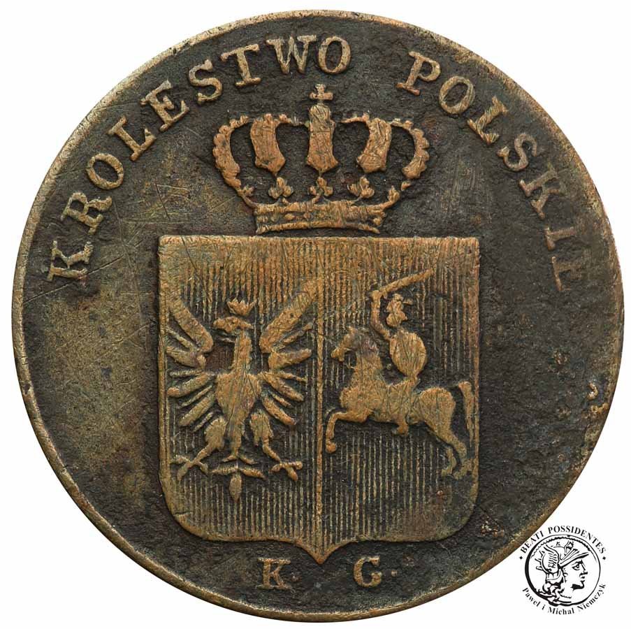 Polska 3 grosze 1831 Powstanie Listopadowe st. 3