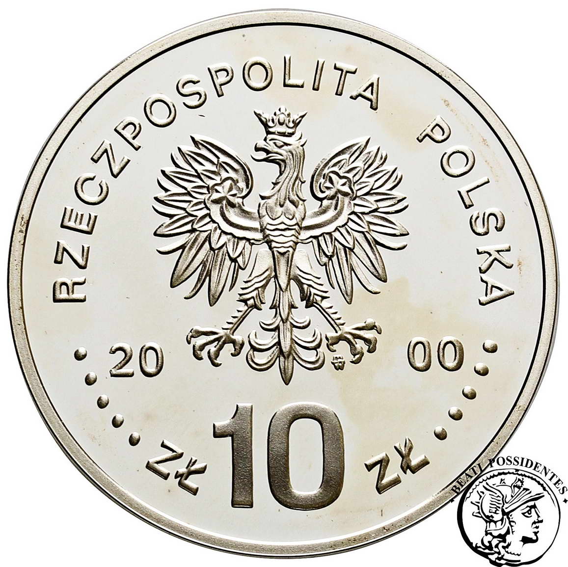 III RP 10 złotych 2000 Solidarność st.L