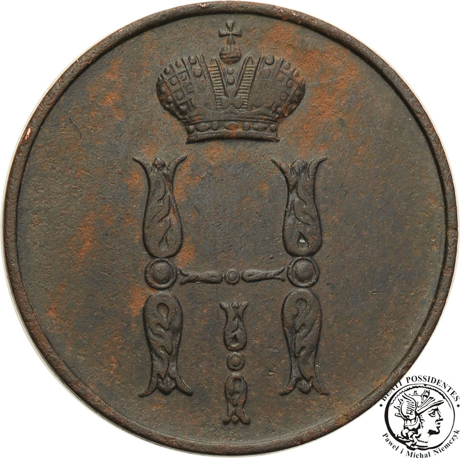 1 kopiejka 1853 BM Warszawa Mikołaj I st.2-