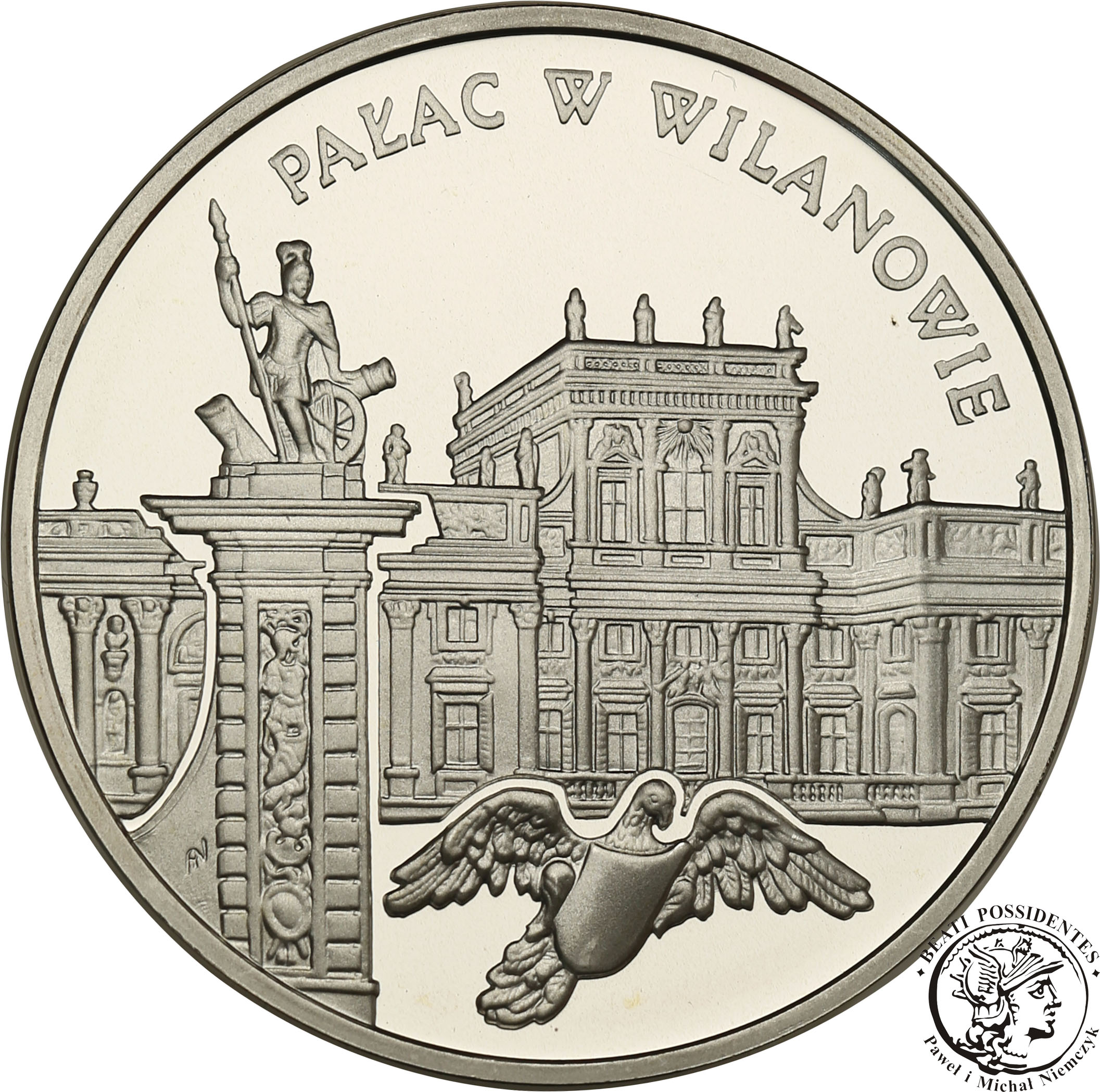 20 złotych 2000 Pałac w Wilanowie st.L-