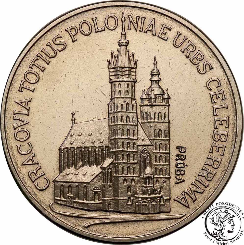 PRÓBA Nikiel 100 złotych 1981 Kościół Mariacki stL