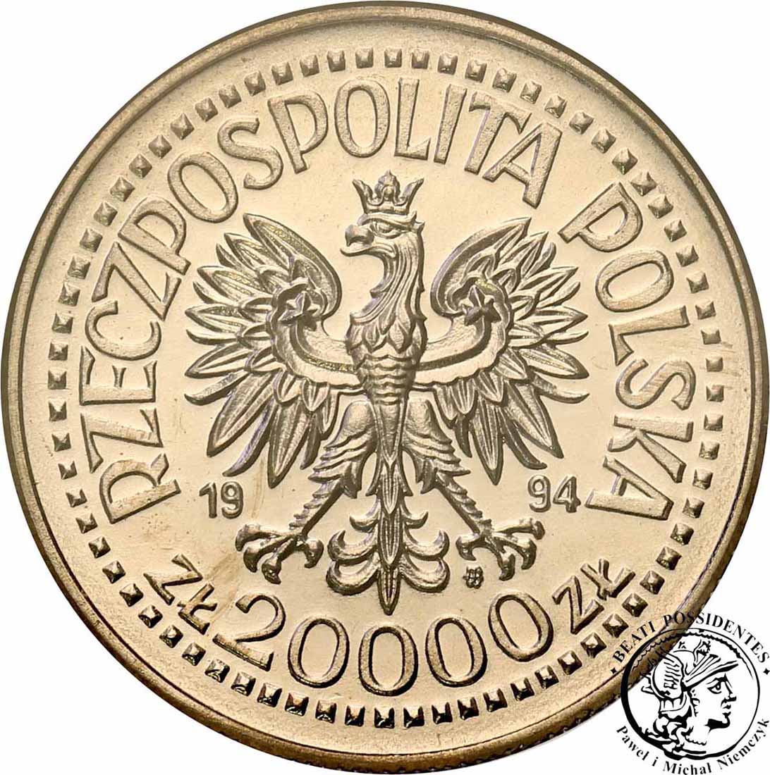 PRÓBA Nikiel 20 000 złotych 1994 Mennica st.1