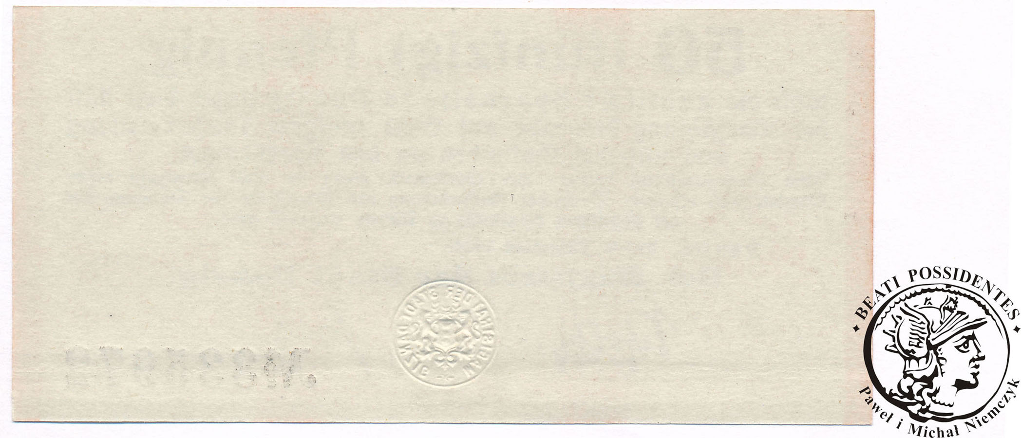 Gdańsk - Magistrat banknot 50 fenigów 1916 UNC