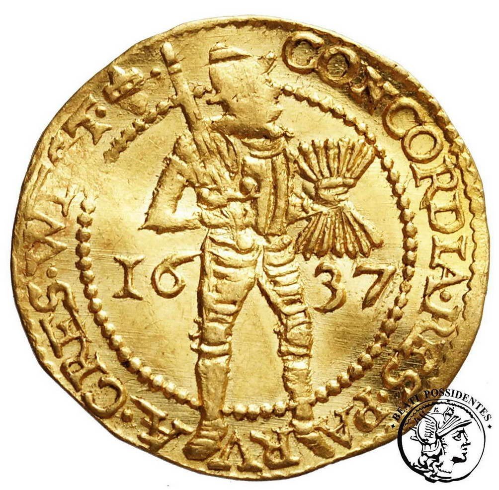 Niderlandy Zachodnia Fryzja dukat 1637 st.2