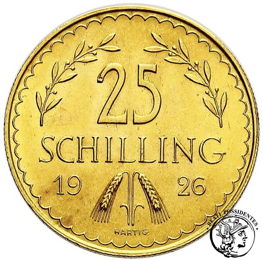 Austria Republika 25 Szylingów 1926 st. 1-/2+