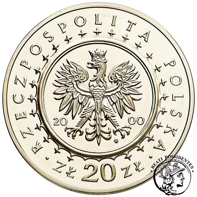 Polska III RP 20 złotych Pałac w Wilanowie 2000 st.L