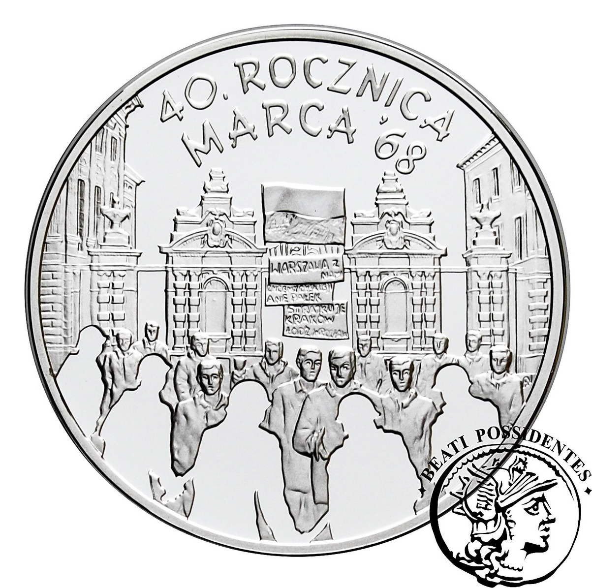Polska 10 złotych 2008 Marzec &#39;68 st.L