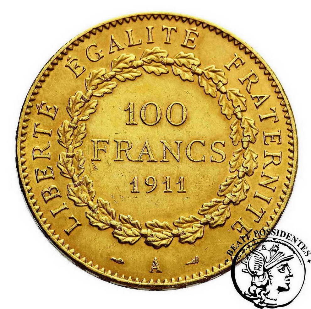 Francja 100 Franków 1911 A st.3+