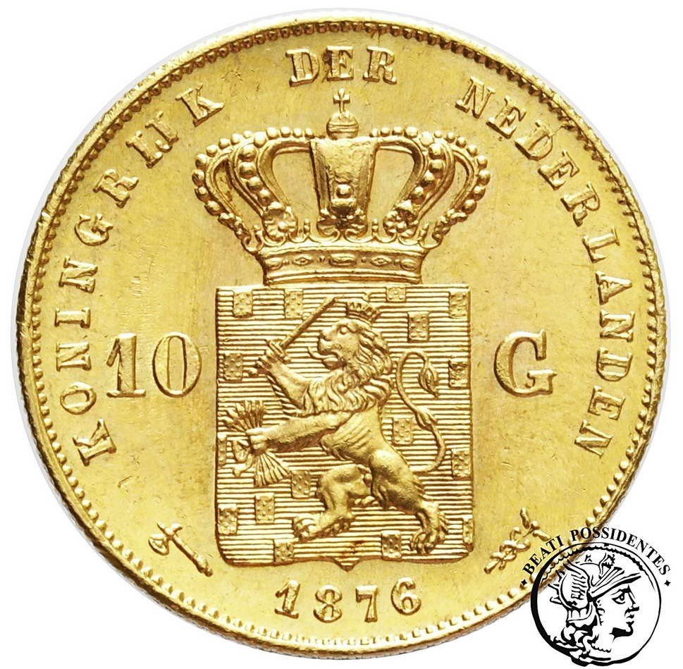 Holandia 10 Guldenów 1876 st.1-
