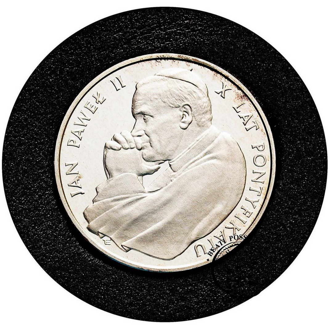 Polska 10000 złotych 1988 JP II X lat Pontyfikatu st. L