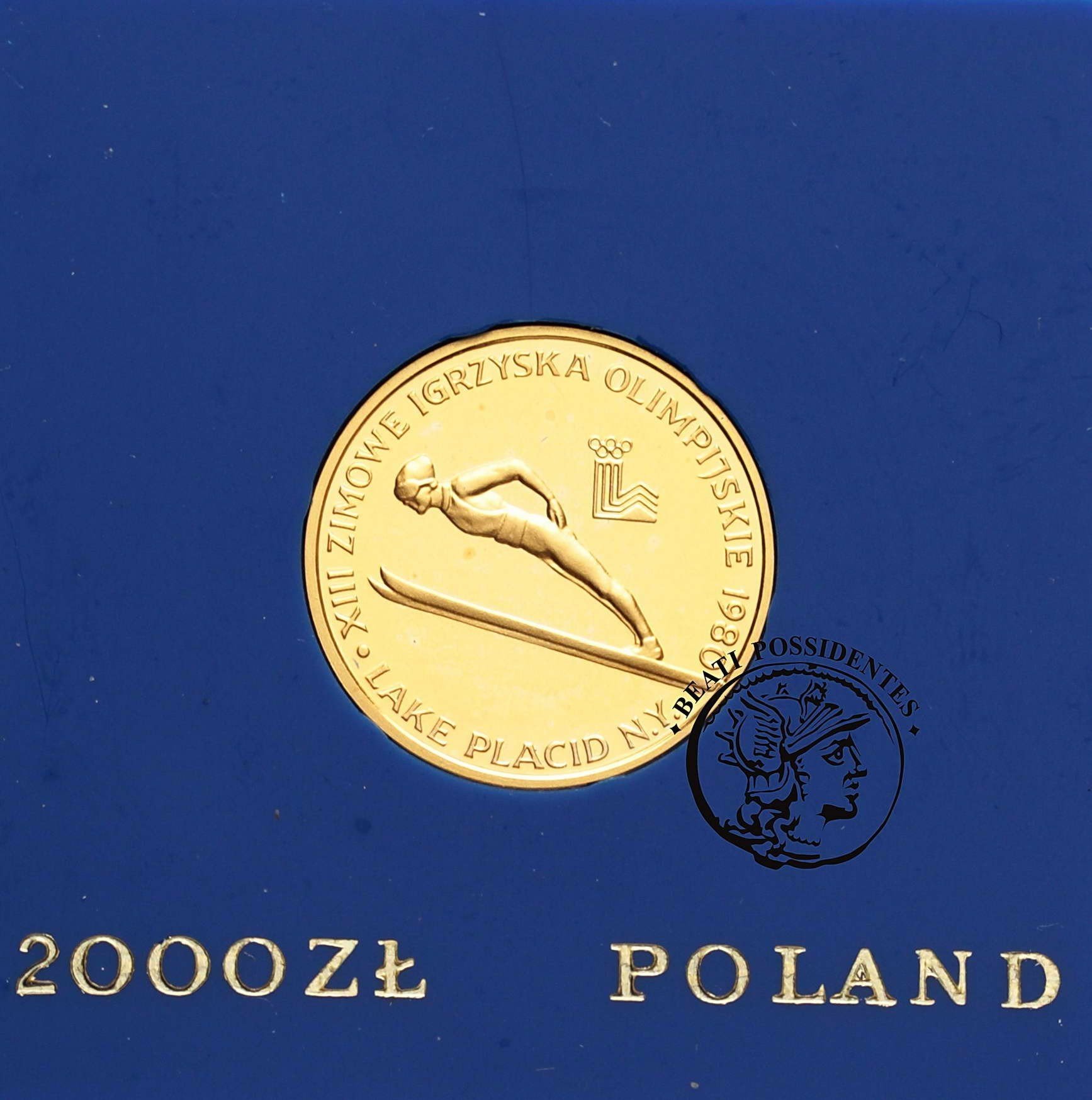 Polska 2000 złotych 1980 Oly Lake Placid st.L
