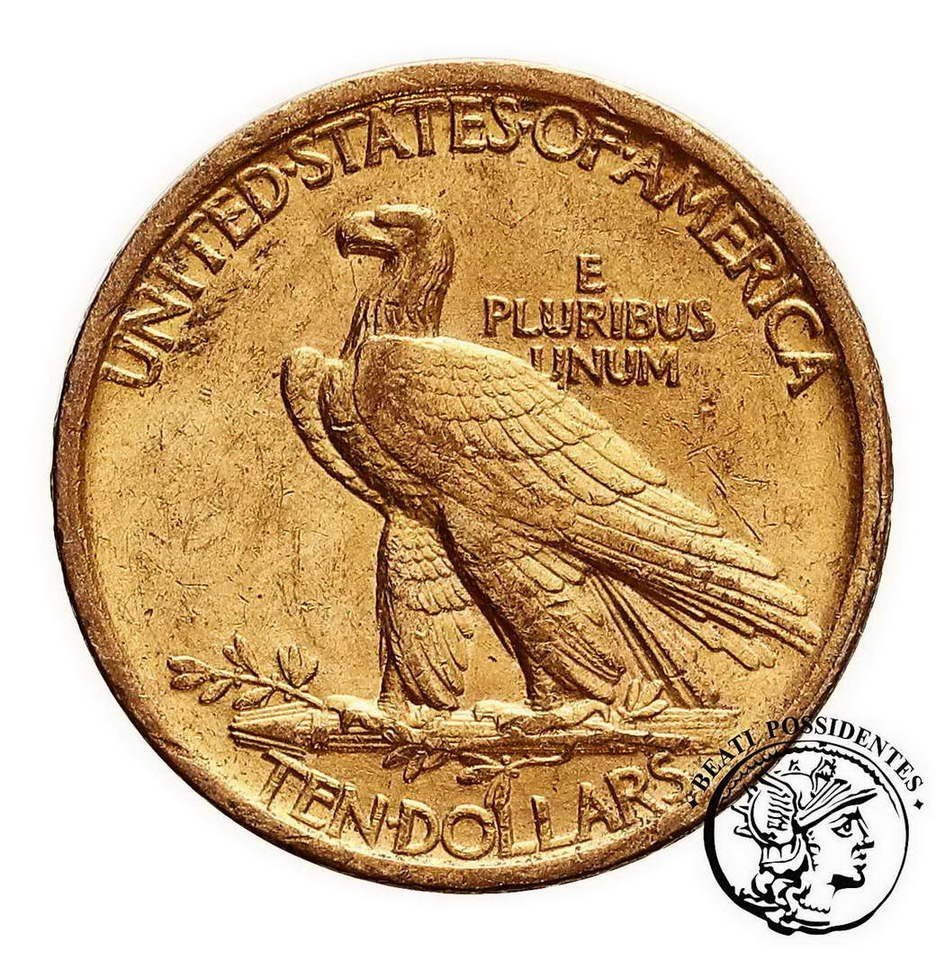 USA 10 dolarów 1907 Filadelfia st. 3+