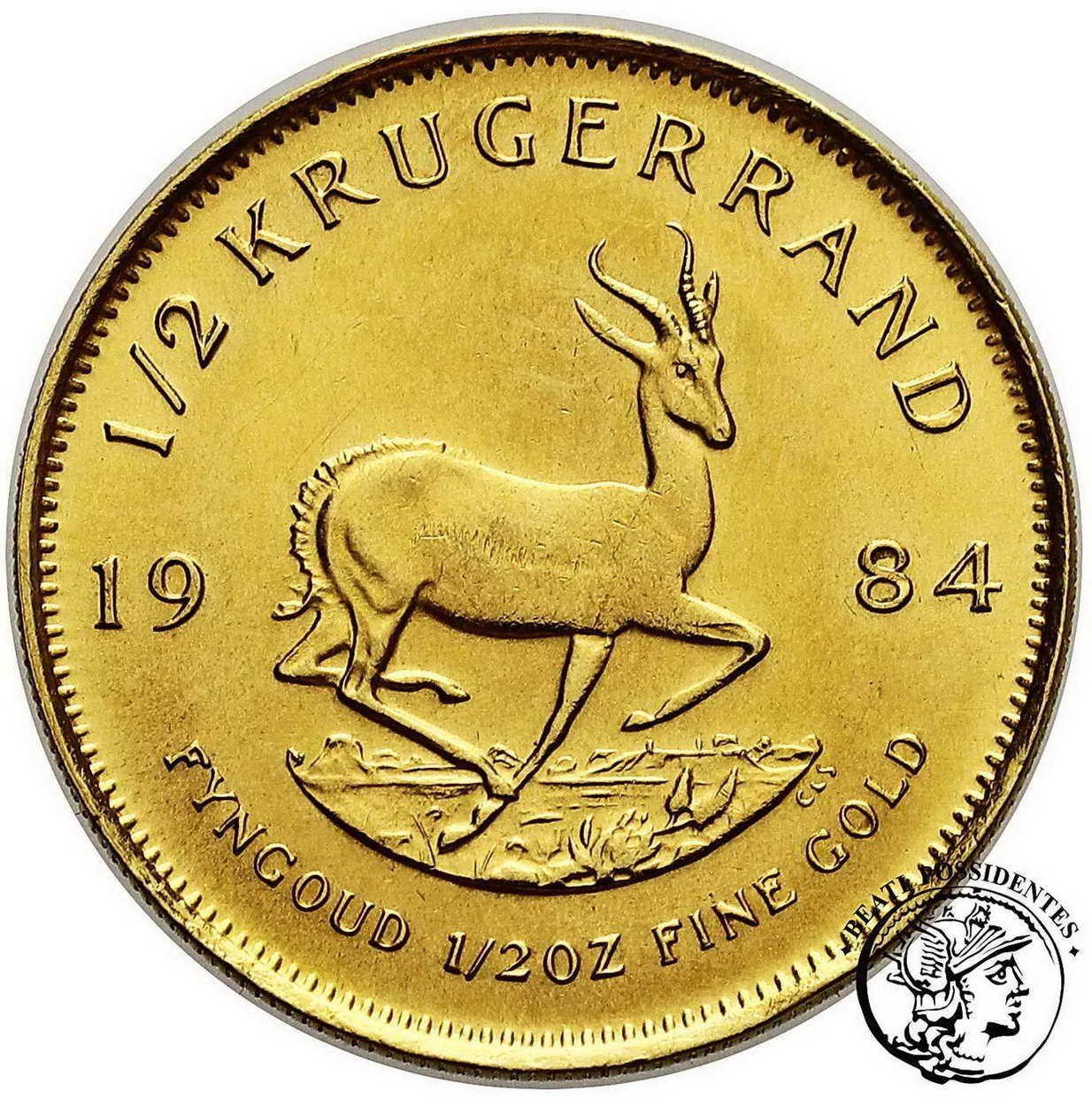 Republika Południowej Afryki 1/2 Krugerranda 1984 st. 1-