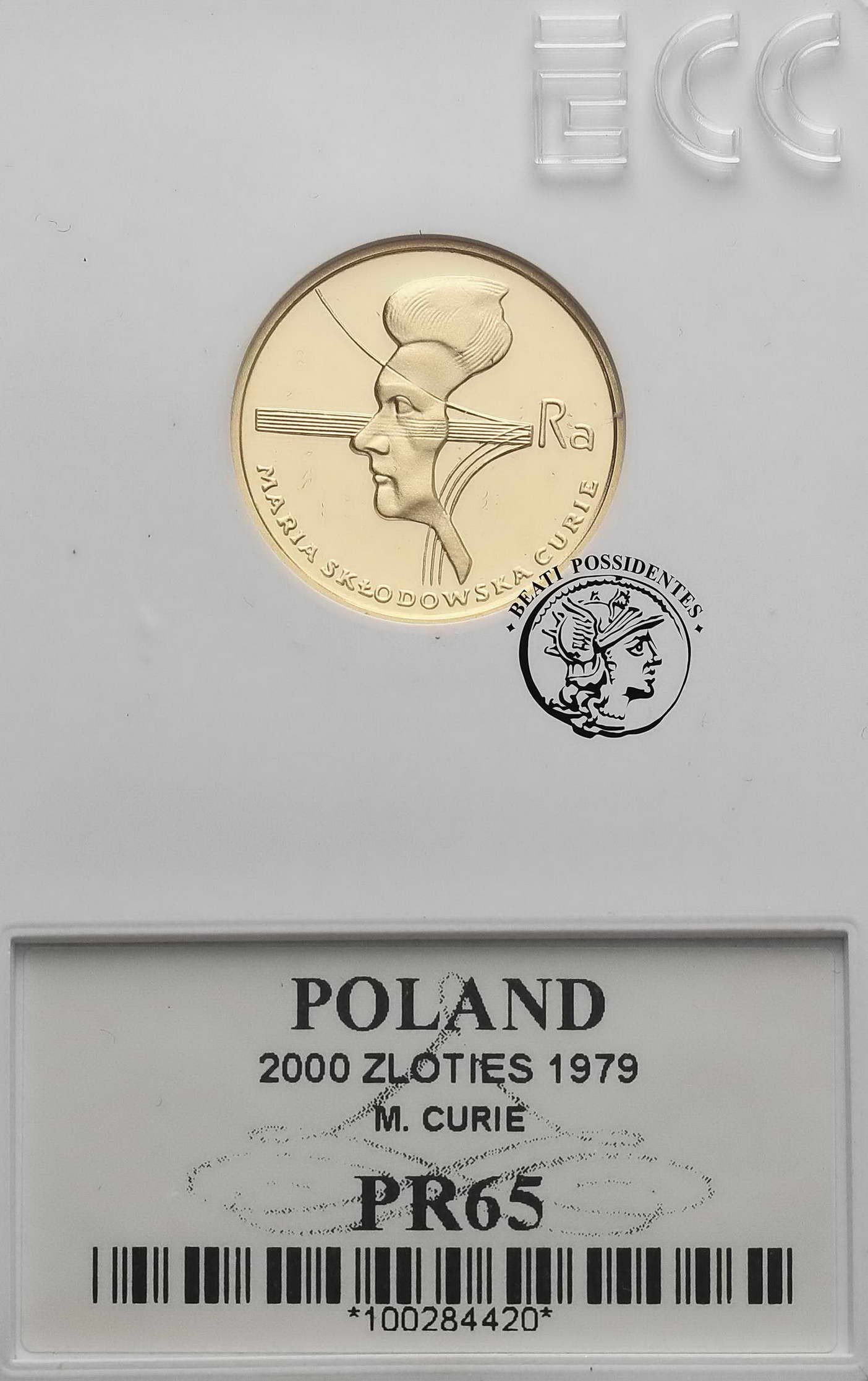 Polska PRL 2000 zł 1979 Skłodowska GCN PR65