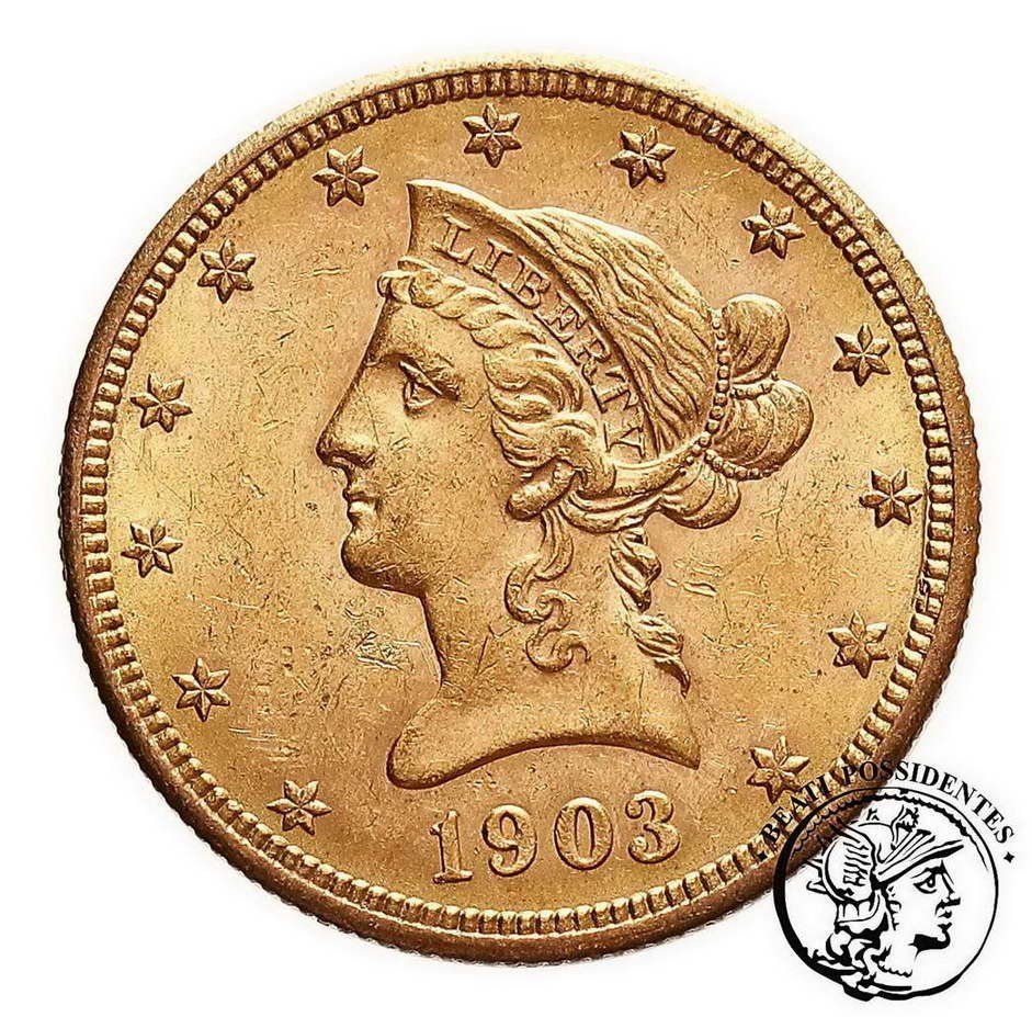 USA 10 dolarów 1903 Nowy Orlean st. 2