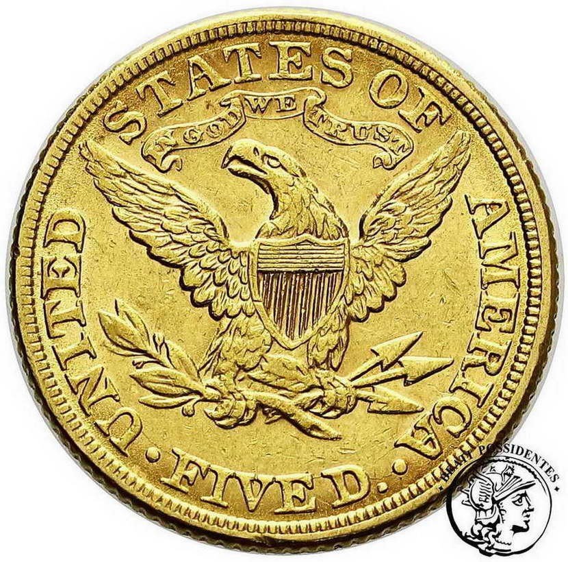 USA 5$ Dolarów 1882 Philadelphia st.3