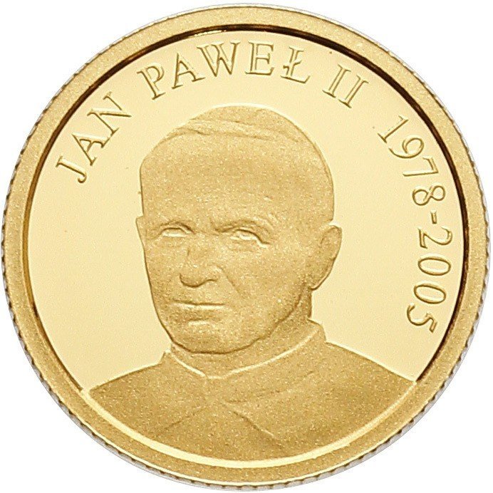 Fiji Jan Paweł II 10 dolarów 2006 st. L stempel lustrzany