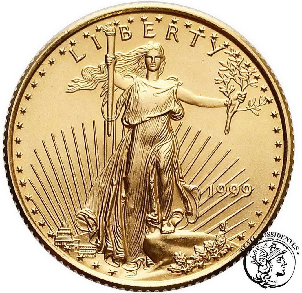 USA 10 dolarów 1999 1/4 Oz st. 1