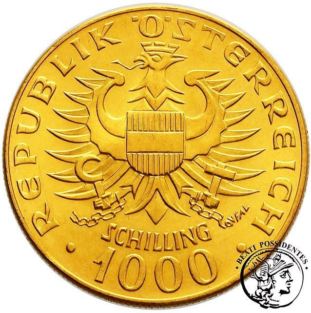 Austria 1000 Szylingów 1976 Babenberg st. 1