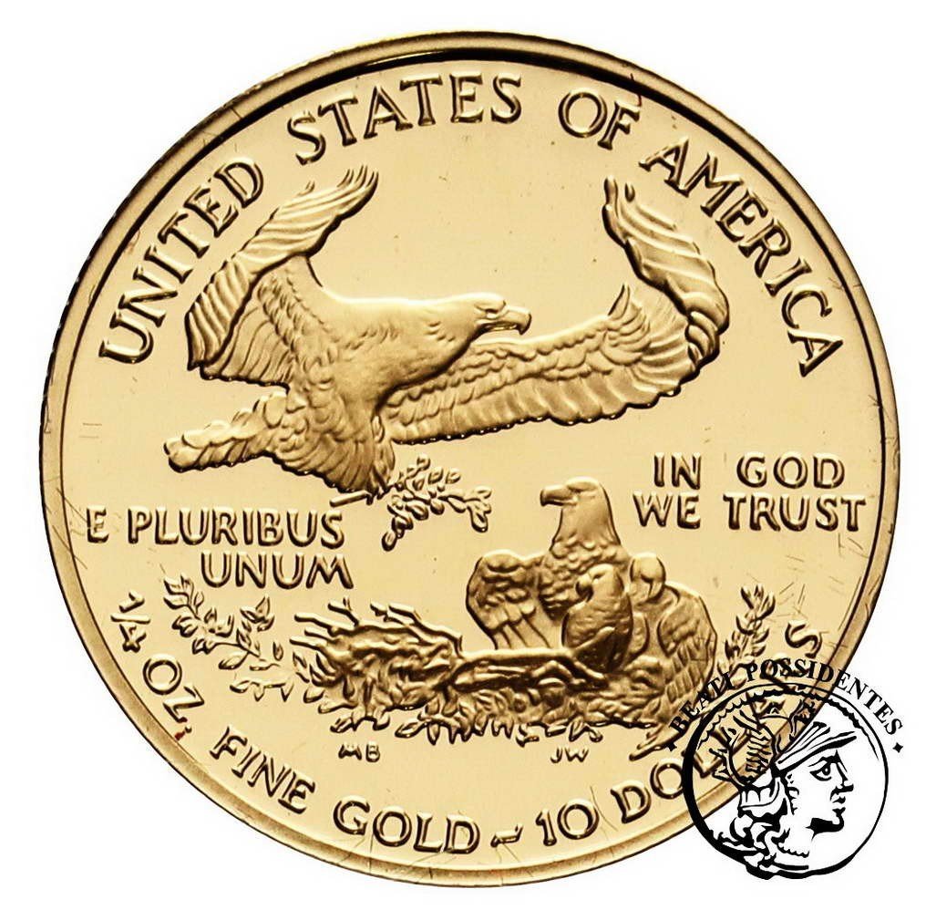 USA 10 dolarów 2005 (1/4 oz Au) st. L