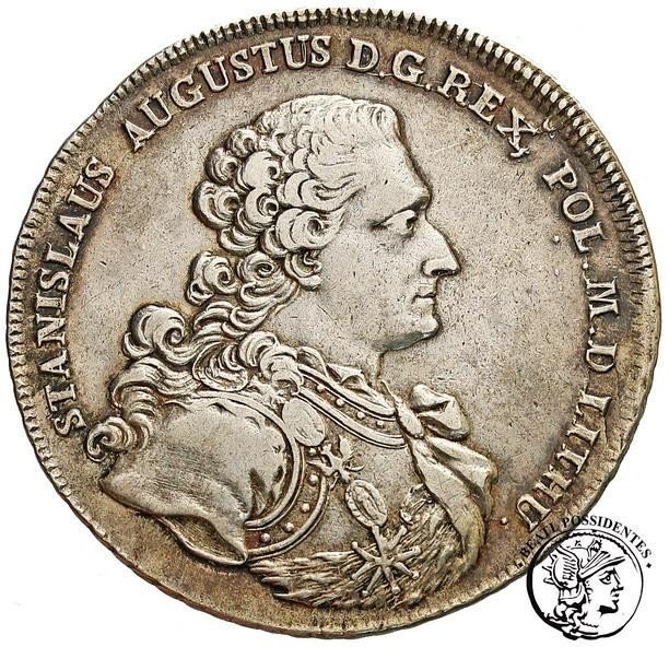 Stanisław August Poniatowski talar 1766 w zbroi st.2-/3+