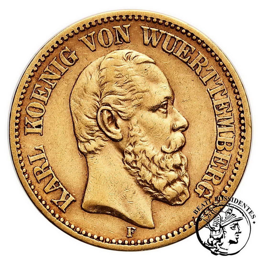 Niemcy Wirtembergia Karol 20 Marek 1873 st. 3