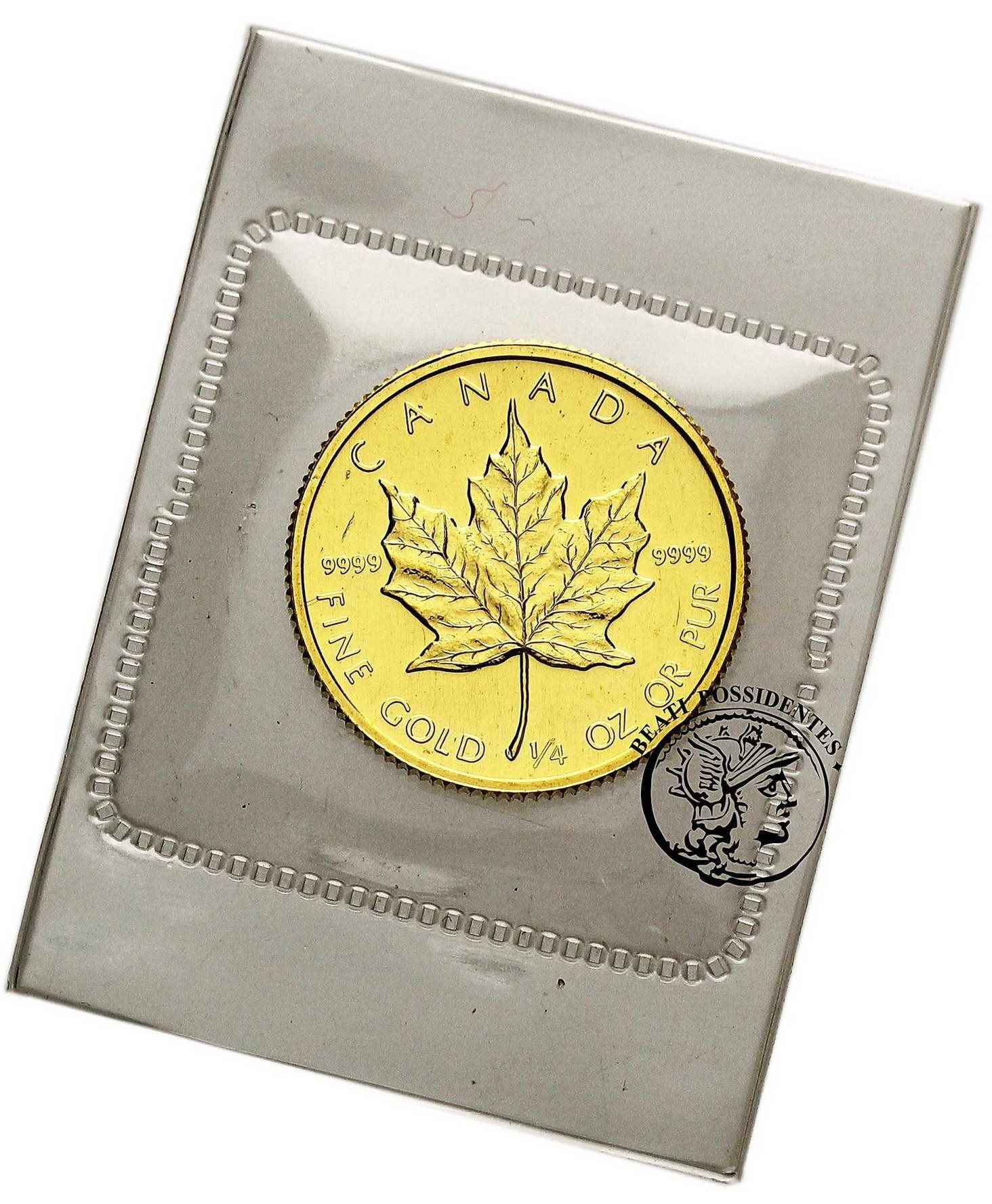 Kanada 10 $ Dolarów 1987 1/4 uncji złota st.1