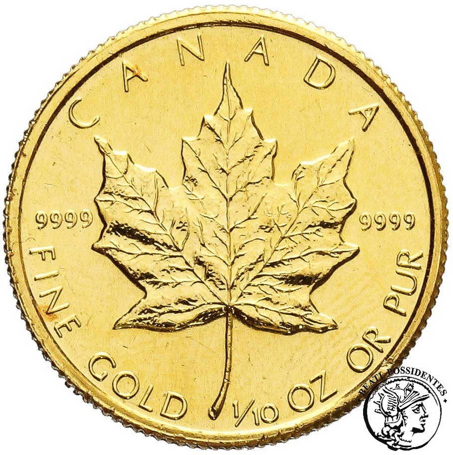 Kanada Elżbieta II 5 dolarów 1982 1/10 Oz st. 1-