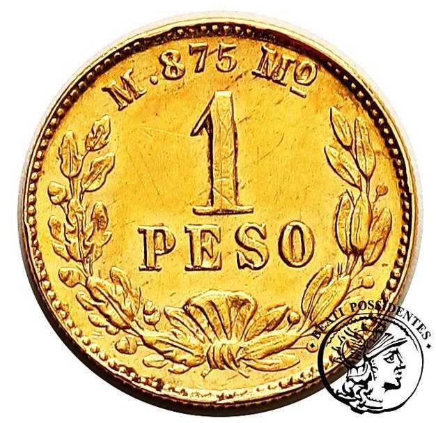 Meksyk 1 Peso 1901 Mo st.1/1-