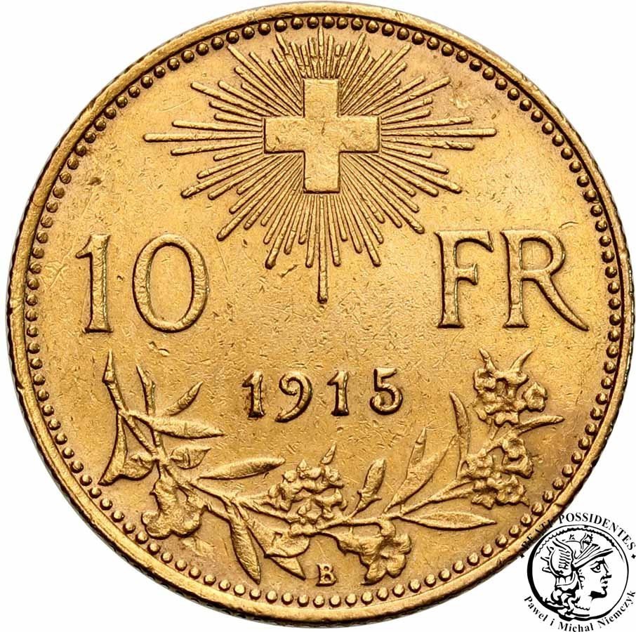 Szwajcaria 10 franków 1915 st. 1-