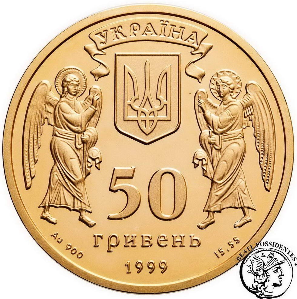 Ukraina 50 Hrywien 1999 2000 lat Boże Narodzenie st. L-