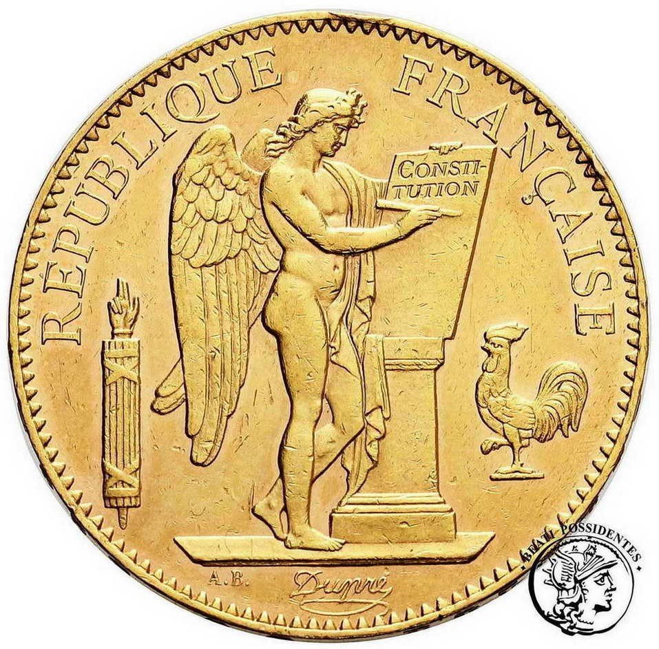 Francja 100 franków 1909 A st. 2+