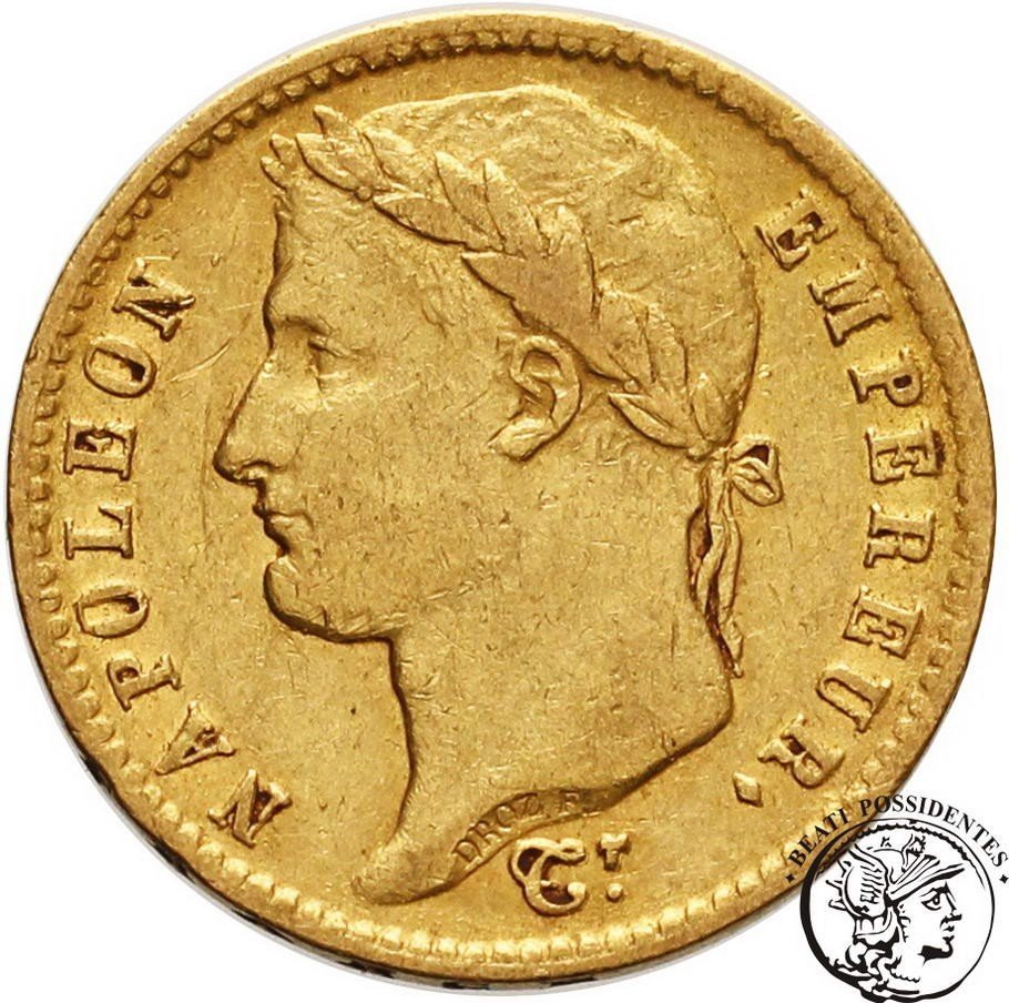 Francja Napoleon I 20 franków 1812 A st. 3+