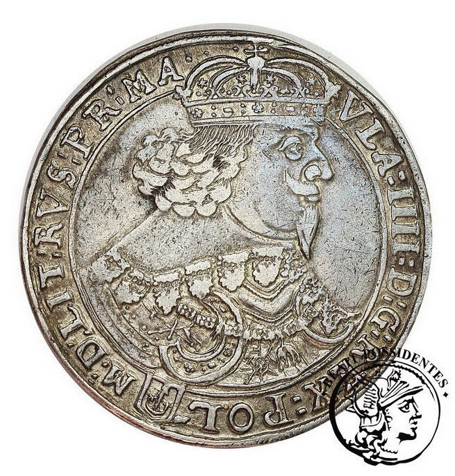 Polska Władysław IV Waza talar koronny Bydgoszcz 1642/Z st. 3+